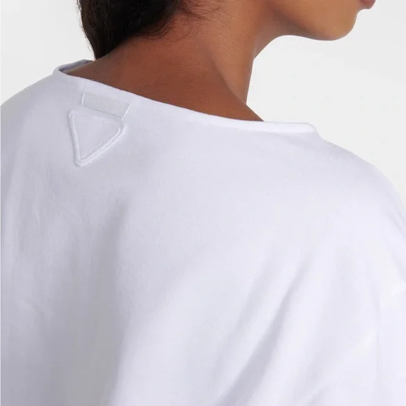 PRADA
Logo cotton jersey crop top - Picture 4 of 8